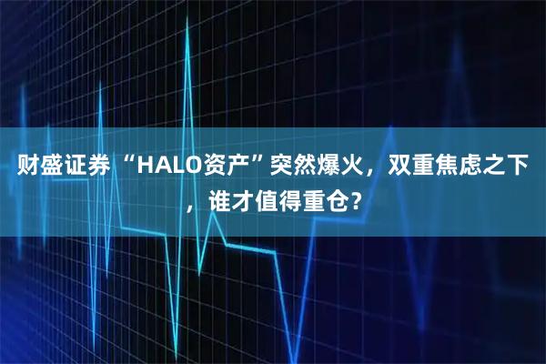 财盛证券 “HALO资产”突然爆火，双重焦虑之下，谁才值得重仓？