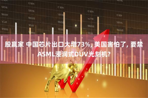 股赢家 中国芯片出口大增73%, 美国害怕了, 要禁ASML浸润式DUV光刻机?