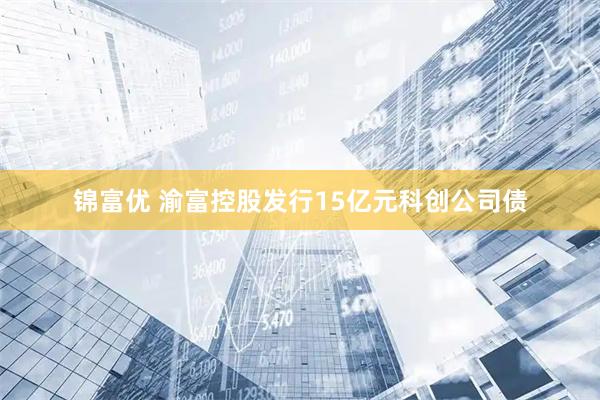 锦富优 渝富控股发行15亿元科创公司债
